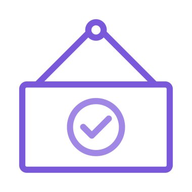 kontrol noktası simge vektör çizim