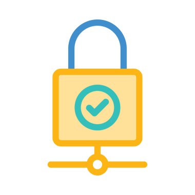 ikon vektör illüstrasyonunu kilitle 