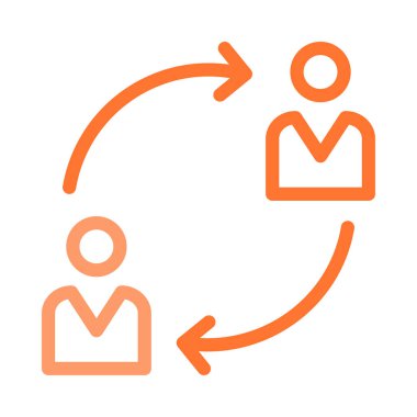 İş satırı simgesi, vektör çizim