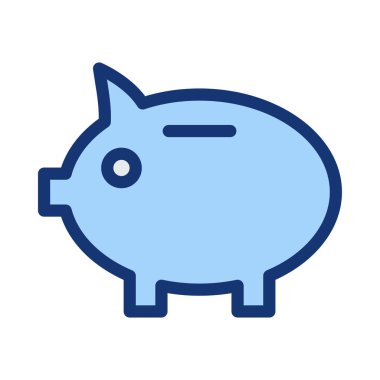 Mavi kumbara beyaz arka planda izole edildi