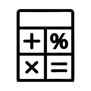 Takvim simgesi vektör illüstrasyonu 