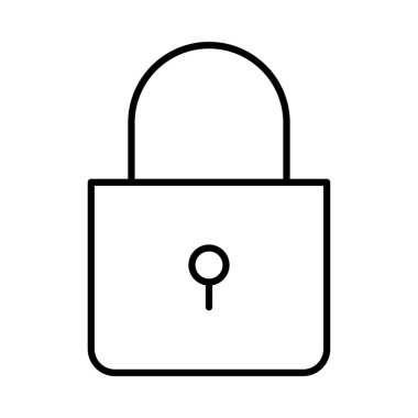 Beyaz arka plan üzerinde izole kürek kilidi