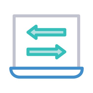 ok simgesi vektör illüstrasyonu 