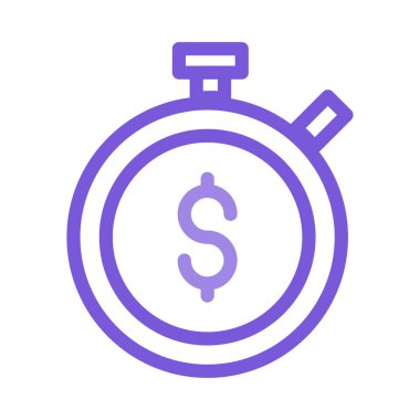 Dolar simgesi vektör illüstrasyonu