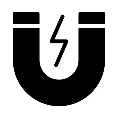 mıknatıs simgesi vektör çizimi 