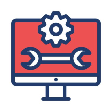 bilgisayar simgesi vektör illüstrasyonu 