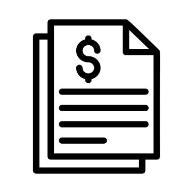 basit iş simge vektör çizim 