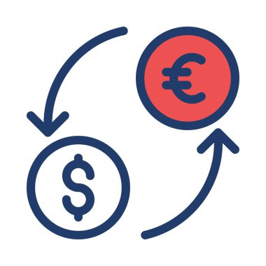 para Satım simge vektör çizim