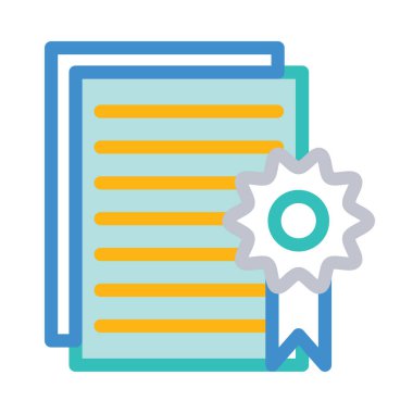 İş satırı simgesi, vektör çizim