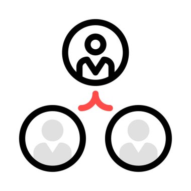 işbirliği simge vektör çizim 