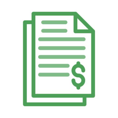 Beyaz arka plan üzerinde izole basit iş simgesi