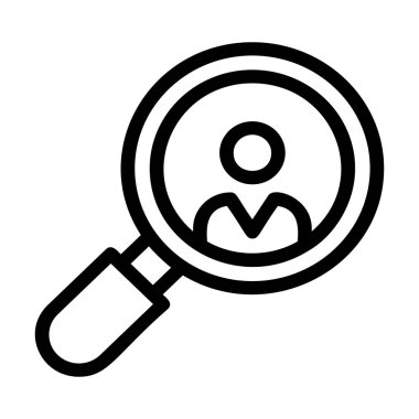 İş satırı simgesi, vektör çizim