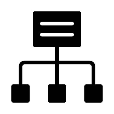 basit iş simge vektör çizim 