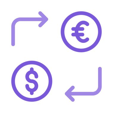 Beyaz arka plan üzerinde izole basit iş simgesi