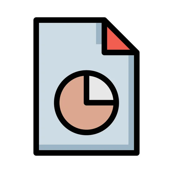 Illustration Eines Papiersymbols — Stockvektor