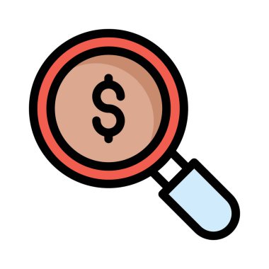 Beyaz arka plan üzerinde vektör illüstrasyon izole düz iş simgesi