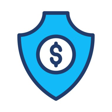 Dolar simgesi vektör illüstrasyonu