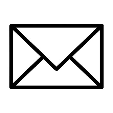 Zarfı imza izole üzerinde beyaz arka plan