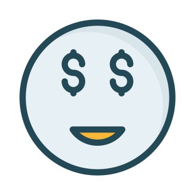 Beyaz arka plan üzerinde izole doları gözlü gri gülen