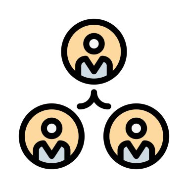 basit iş simge vektör çizim 