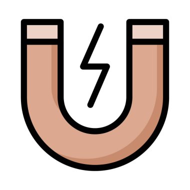 mıknatıs simgesi vektör çizimi 