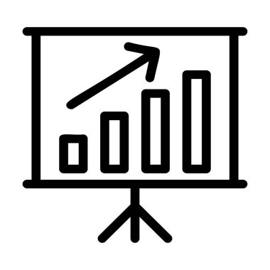 İş satırı simgesi, vektör çizim