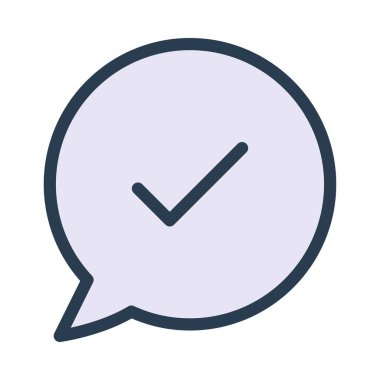 Beyaz arka plan üzerinde izole iletiyi onaylayın