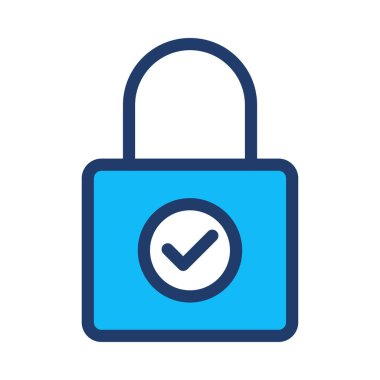 ikon vektör illüstrasyonunu kilitle