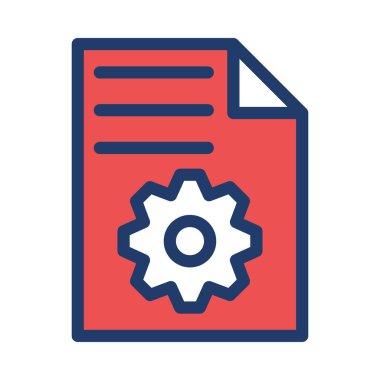 dişli simgesi vektör illüstrasyonu