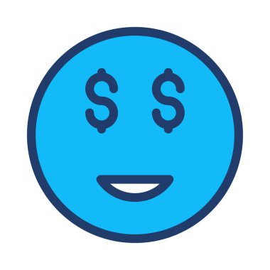 Beyaz arka plan üzerinde izole basit iş simgesi