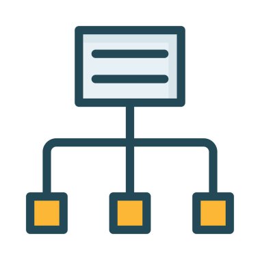 Sarı bağlantıları ile gri belge