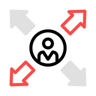 man simgesi vektör illüstrasyonu 