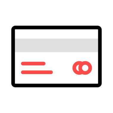 kart simge vektör çizim 