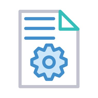 dişli simgesi vektör illüstrasyonu 