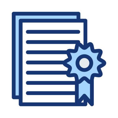 Beyaz arka plan üzerinde izole etiket diplomasıyla