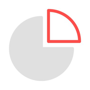 Diyagram simgesi vektör illüstrasyonu 