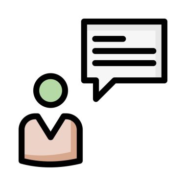 basit iş simge vektör çizim 