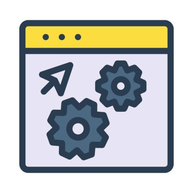 bilgisayar simgesi vektör illüstrasyonu 