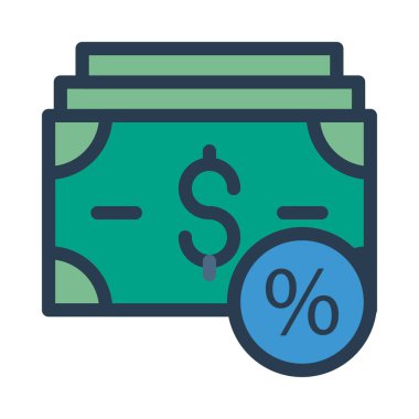 Beyaz arkaplanda dolar banknotları 