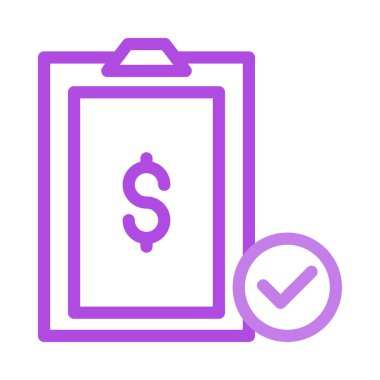 basit iş simge vektör çizim