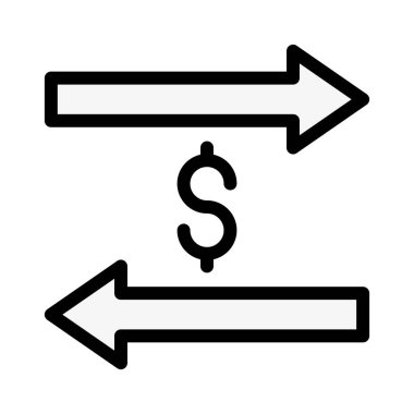 Beyaz arka plan üzerinde vektör illüstrasyon izole düz iş simgesi