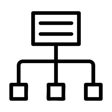 basit iş simge vektör çizim 