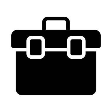 çanta simgesi vektör illüstrasyonu 