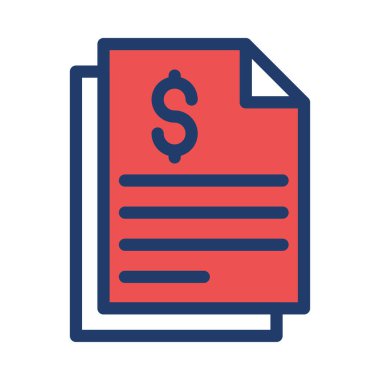 Beyaz arka plan üzerinde izole basit iş simgesi