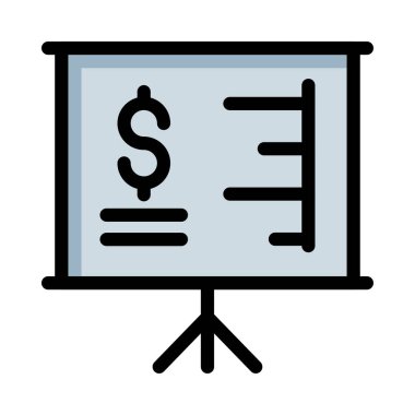 Beyaz arka plan üzerinde vektör illüstrasyon izole düz iş simgesi