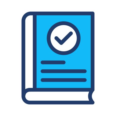 kitap simgesi vektör illüstrasyonu