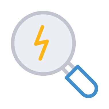 büyüteç cam hattı kutsal kişilerin resmi, vektör çizim