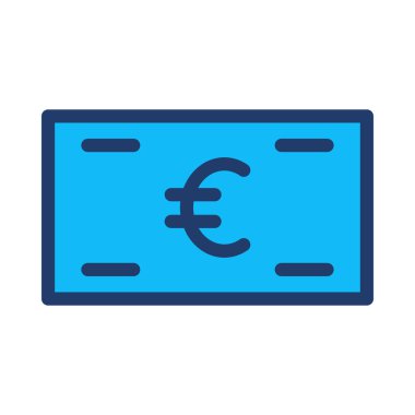 Euro simgesi vektör çizim