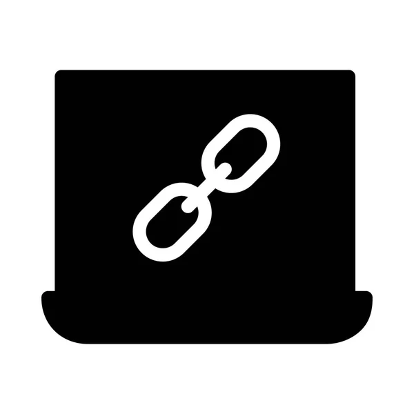 黒い画面の白い背景で隔離の Blockchain タブレット デバイス — ストックベクタ