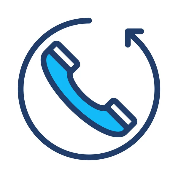 Illustration Des Telefon Symbols — Stockvektor